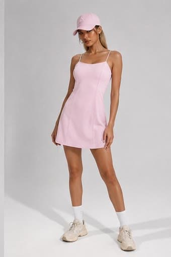Court dress — blush lookbook