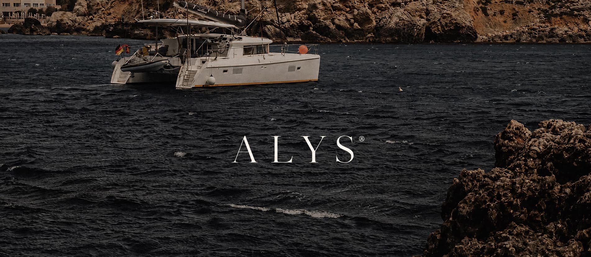 ALYS catamaran campaign banner