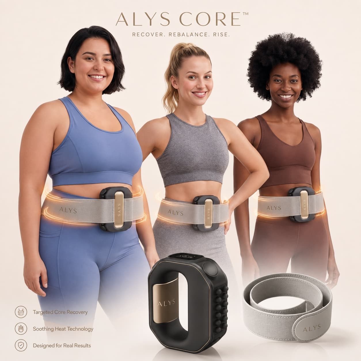 ALYS CORE campaign — wrap, device and strap detail