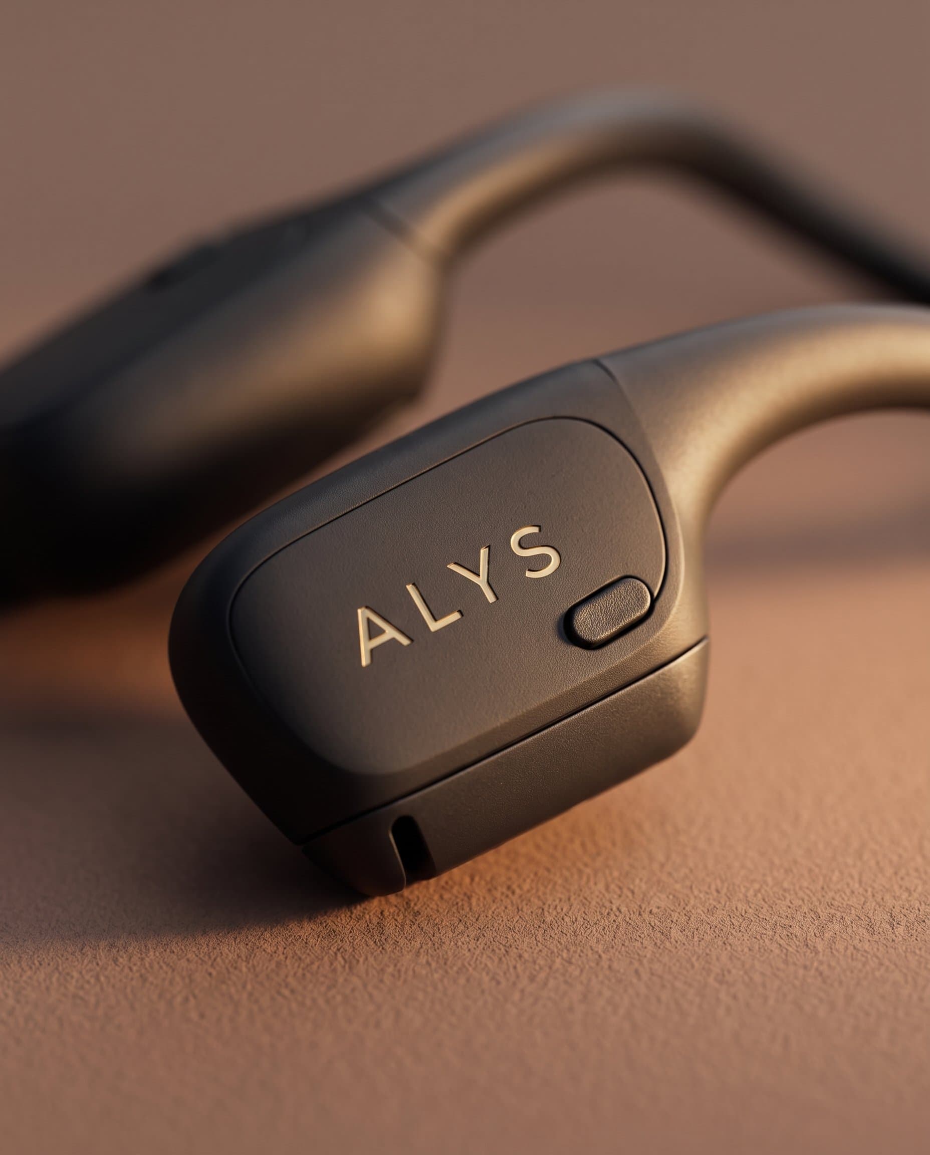 Macro of ALYS MOVE controls and gold ALYS detail